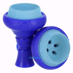 Multifunktionale Shisha-Kopf mit Mehrloch-Design in Blau