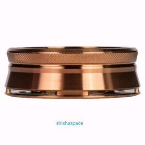 Elegante Shisha Raucherbox in Roségold für aromatisches Dampfen