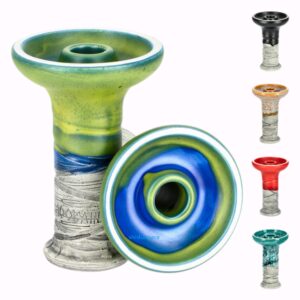Farbenfrohe Shisha-Phunnel mit Steinkopf