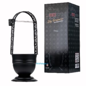 Eleganter Shisha Kohlebehälter in Schwarz für optimales Raucherlebnis
